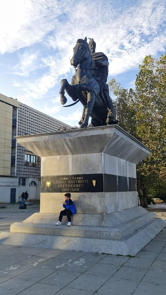 Skanderbeg Statue Pristina